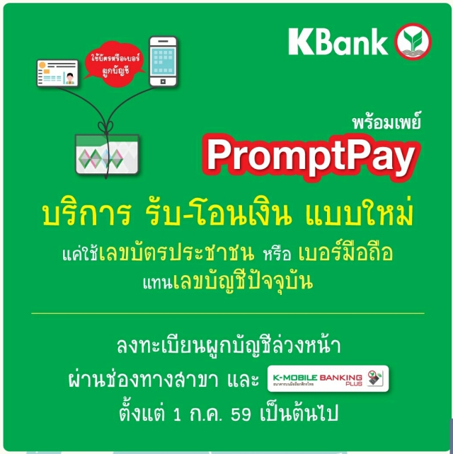 ผลการค้นหารูปภาพสำหรับ prompt pay มีธนาคารไหนบ้าง