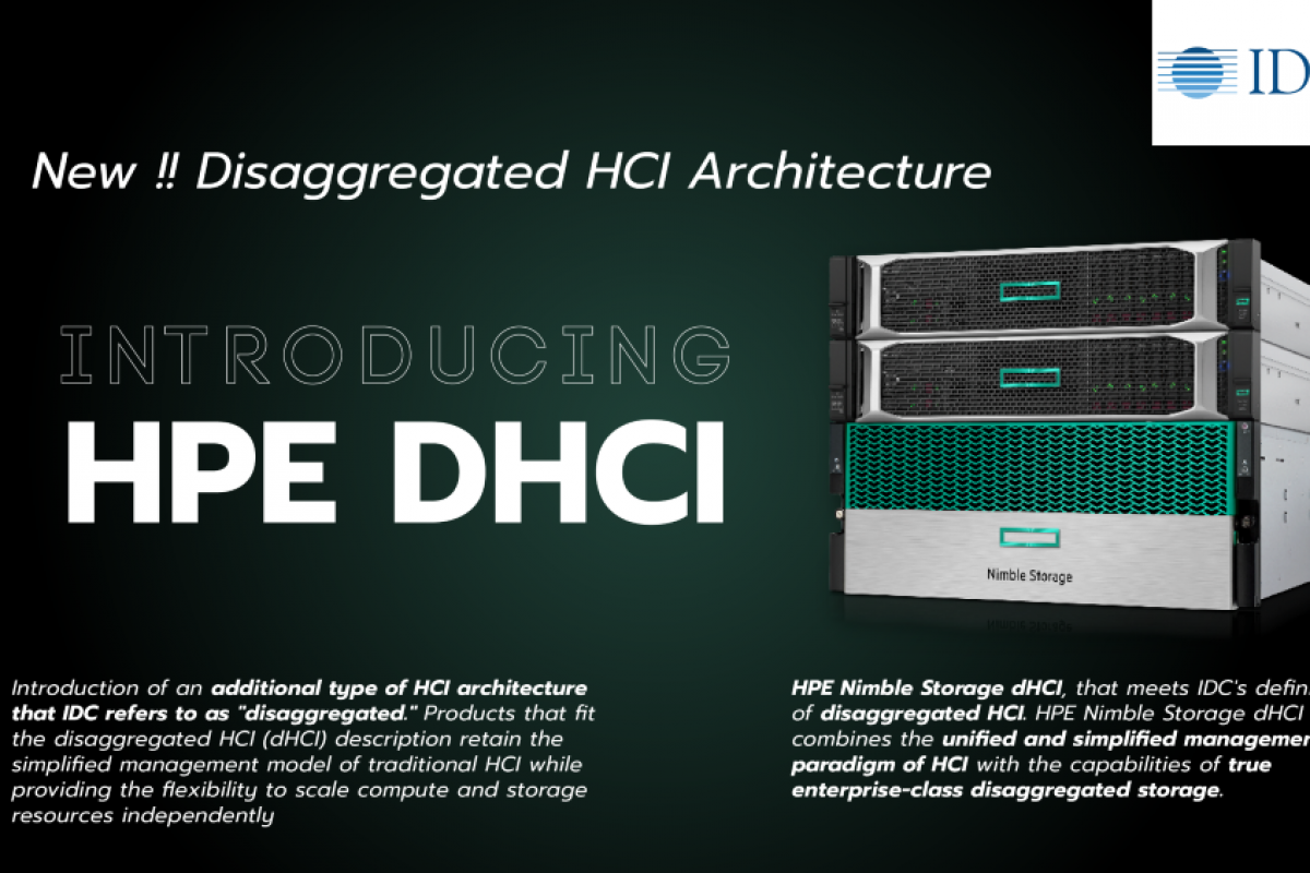 เปิดโลก HPE dHCI เจนฯ ใหม่ของการจัดการข้อมูลยุคคลาวด์-เนทีฟ จัดการทุก ...