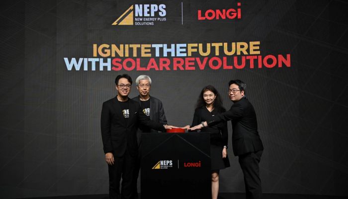 'NEPS' ร่วมมือ “LONGi” เปิดตัวนวัตกรรมโซลาร์ใหม่ระดับโลก 'Ultra Black Solar' และ 'BIPV' ครั้งแรกในไทย!