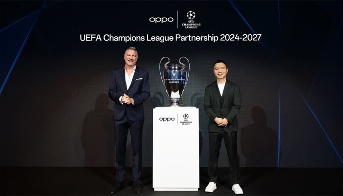 OPPO ผนึกพันธมิตร UEFA ต่อสัญญาอีกสามฤดูกาล