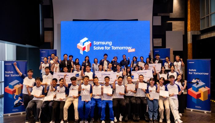 จบลงอย่างยิ่งใหญ่! Samsung Solve for Tomorrow 2024 เผยศักยภาพเยาวชนไทยสู่การแก้ปัญหาสังคมอย่างสร้างสรรค์ด้วยนวัตกรรม