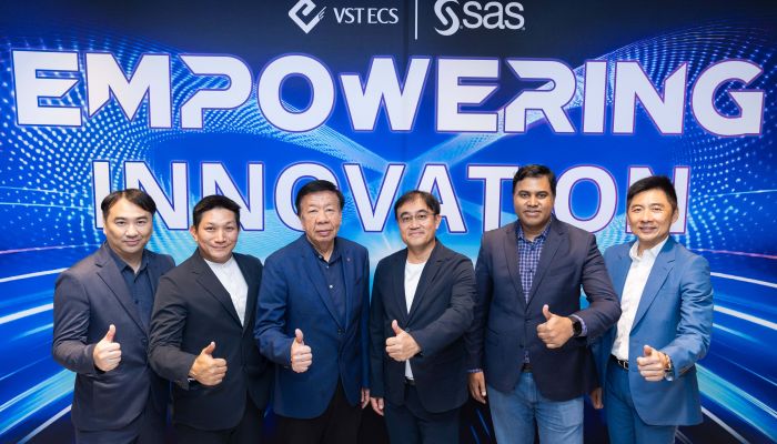 วีเอสที อีซีเอส ย้ำความร่วมมือกับ SAS ลุยตลาด Big Data พร้อมผลักดัน AI วิเคราะห์ข้อมูล ตอบโจทย์กลุ่มลูกค้าธุรกิจในยุคดิจิทัล