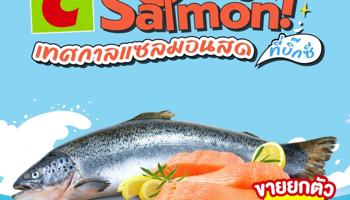 บิ๊กซี ซูเปอร์เซ็นเตอร์ จัดแคมเปญ 'Big C Oh My Salmon!' ส่งตรงความสดจากนอร์เวย์ เอาใจสายแซลมอน