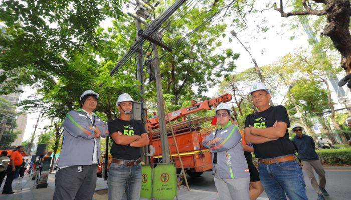 AIS ผนึกภาคีเครือข่าย เดินหน้าจัดระเบียบสายสื่อสาร ย่านถนนวิทยุ ดูแลความปลอดภัยของประชาชน พร้อมสร้างทัศนียภาพที่สวยงาม