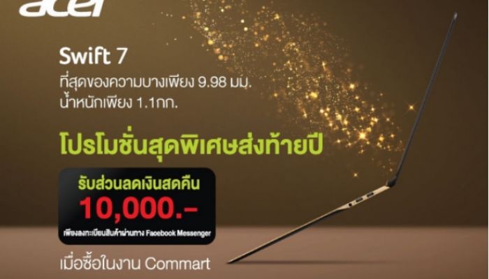 Acer จัดโปรฯ เอาใจขาช็อปไอที ในงาน Commart Work 2017