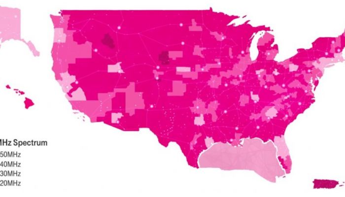 T-Mobile ยึดคลื่น 600 MHz ดัดแปลงทำ Extended Range LTE บนอุปกรณ์ Samsung - LG