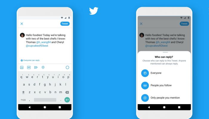 ทวิตเตอร์เปิดตัวฟีเจอร์ใหม่ ตั้งค่าจำกัดผู้ตอบทวีตบทสนทนา