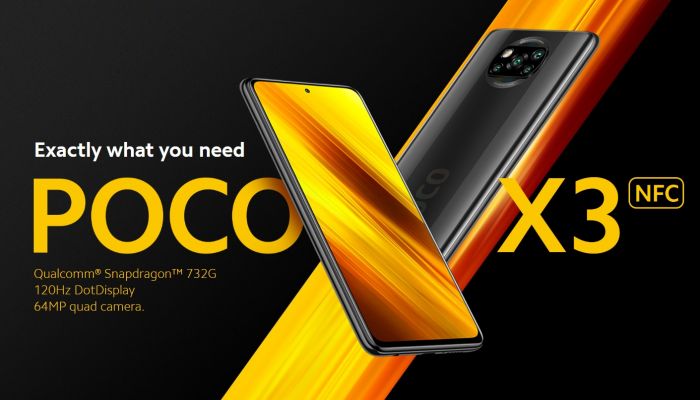 Xiaomi เปิดตัวสมาร์ทโฟน POCO X3 NFC