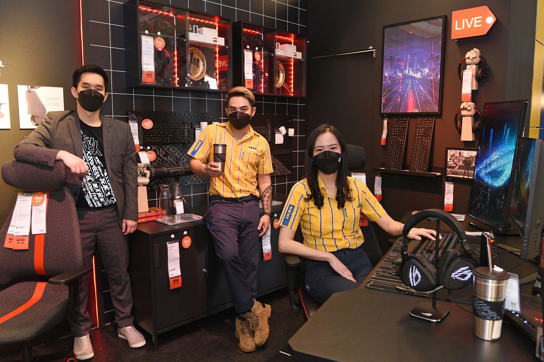 “IKEA Gaming” ไอเท็มต้องมี จัดห้องเกมเมอร์ บนความร่วมมือของ IKEA X ROG