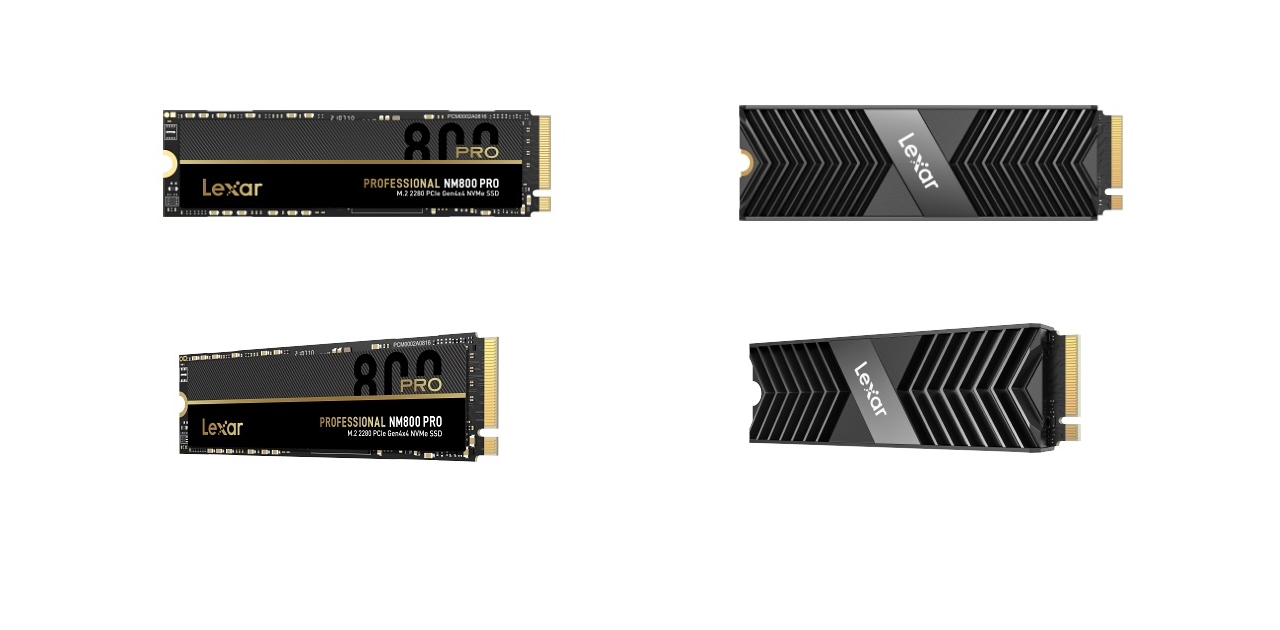 LEXAR เปิดตัว NM800PRO PCIE GEN4X4 NVME SSD