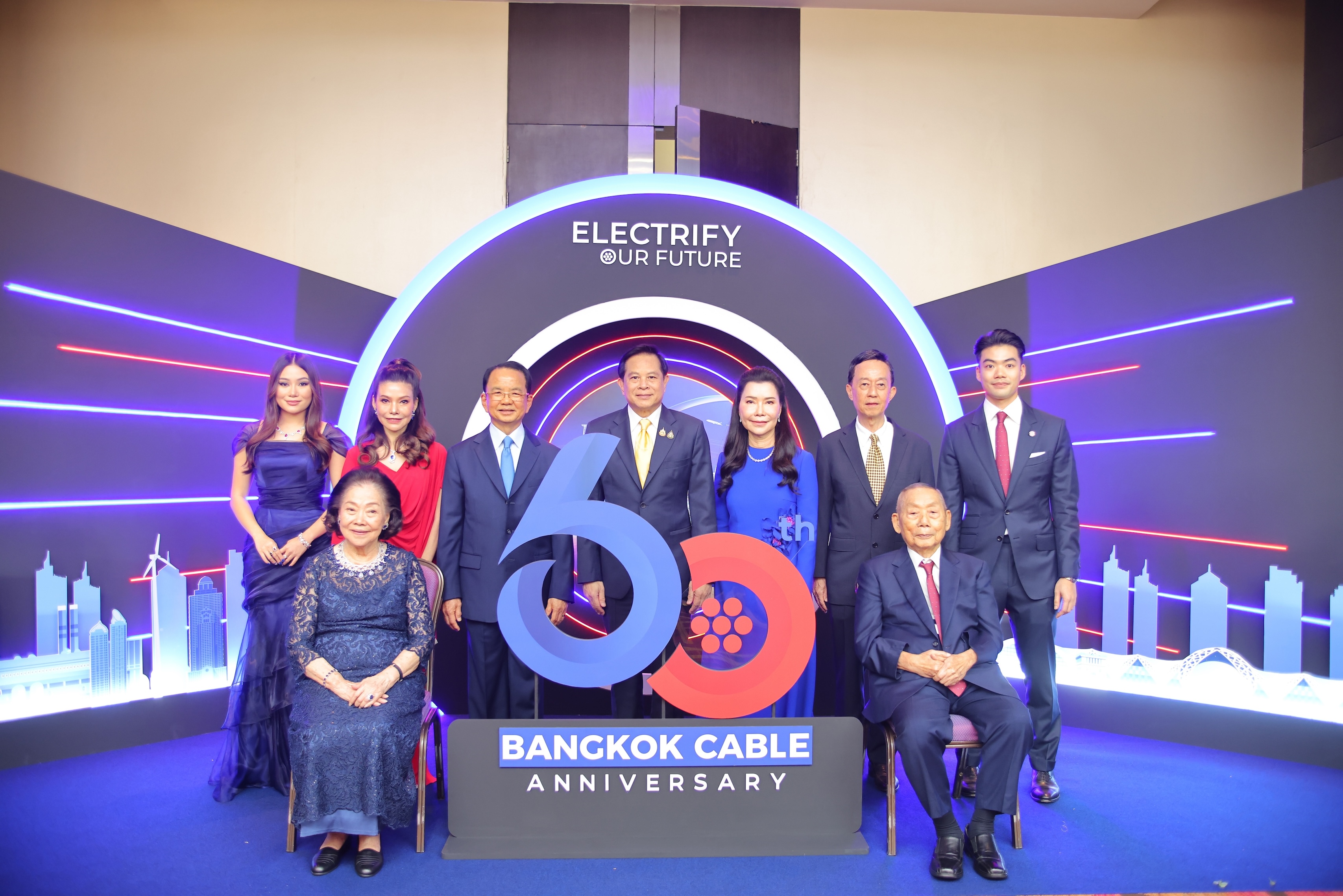 'บางกอกเคเบิ้ล' จัดงานฉลองใหญ่ครบรอบ 60 ปี Electrify Our Future จุดพลังพุ่งทะยานสู่อนาคต โชว์เส้นทางเติบโตยั่งยืนอย่างยิ่งใหญ่