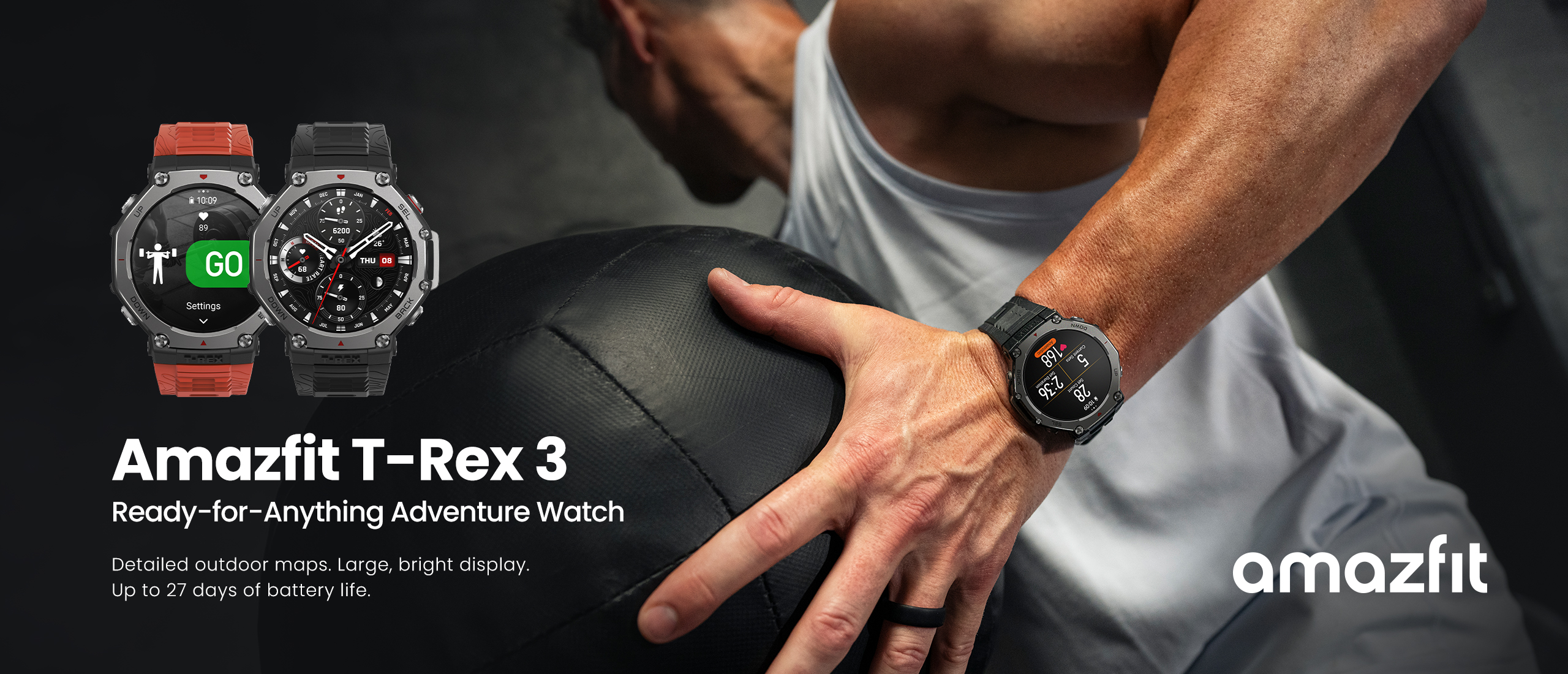 Amazfit เปิดตัว 'T-Rex 3' สมาร์ทวอทช์สายลุยรุ่นล่าสุด ที่ตอบโจทย์ทุกการผจญภัย