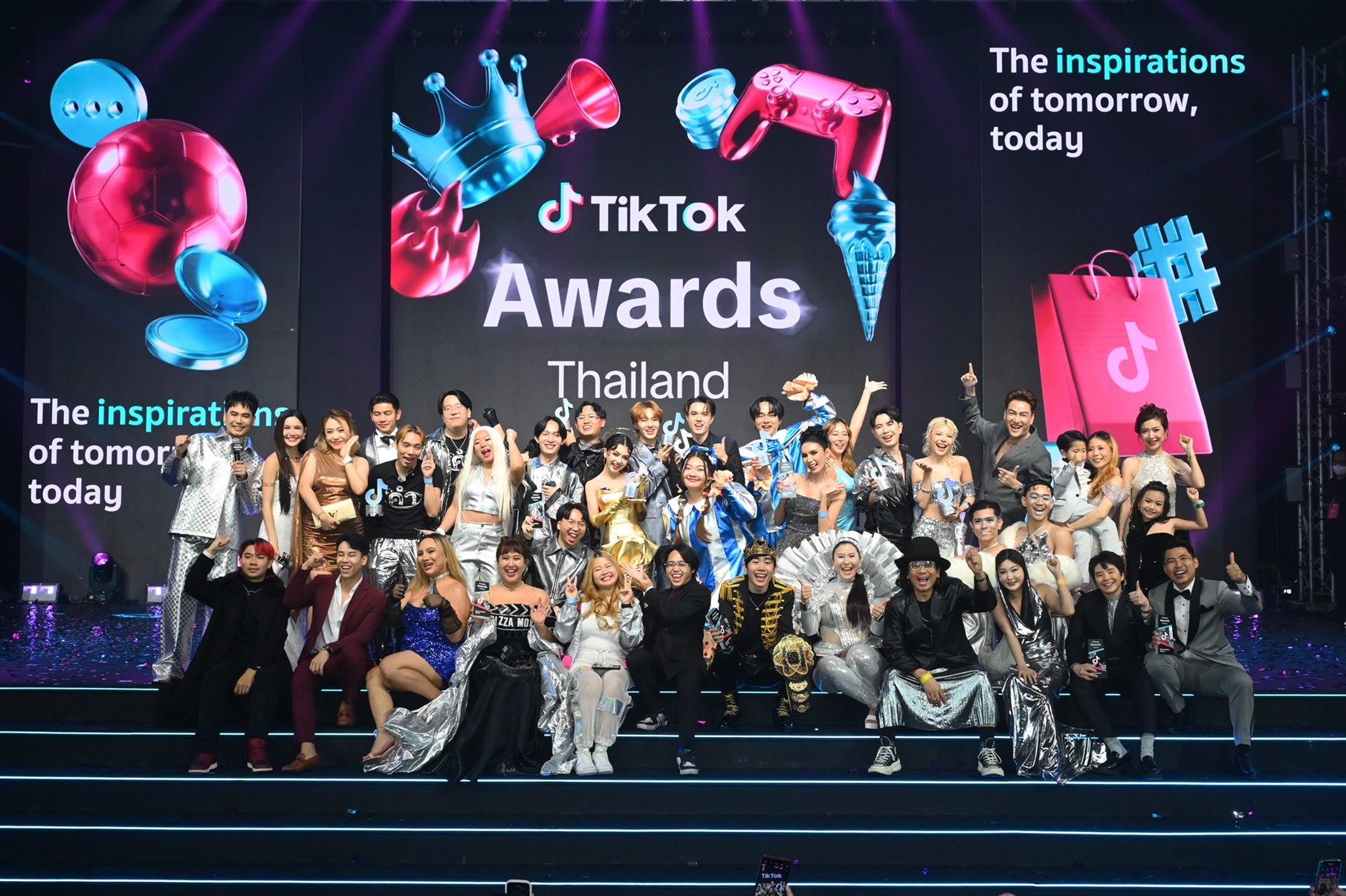 ประกาศผลครีเอเตอร์ไทยตัวท็อปแห่งปี ผู้ชนะรางวัล TikTok Awards Thailand 2024