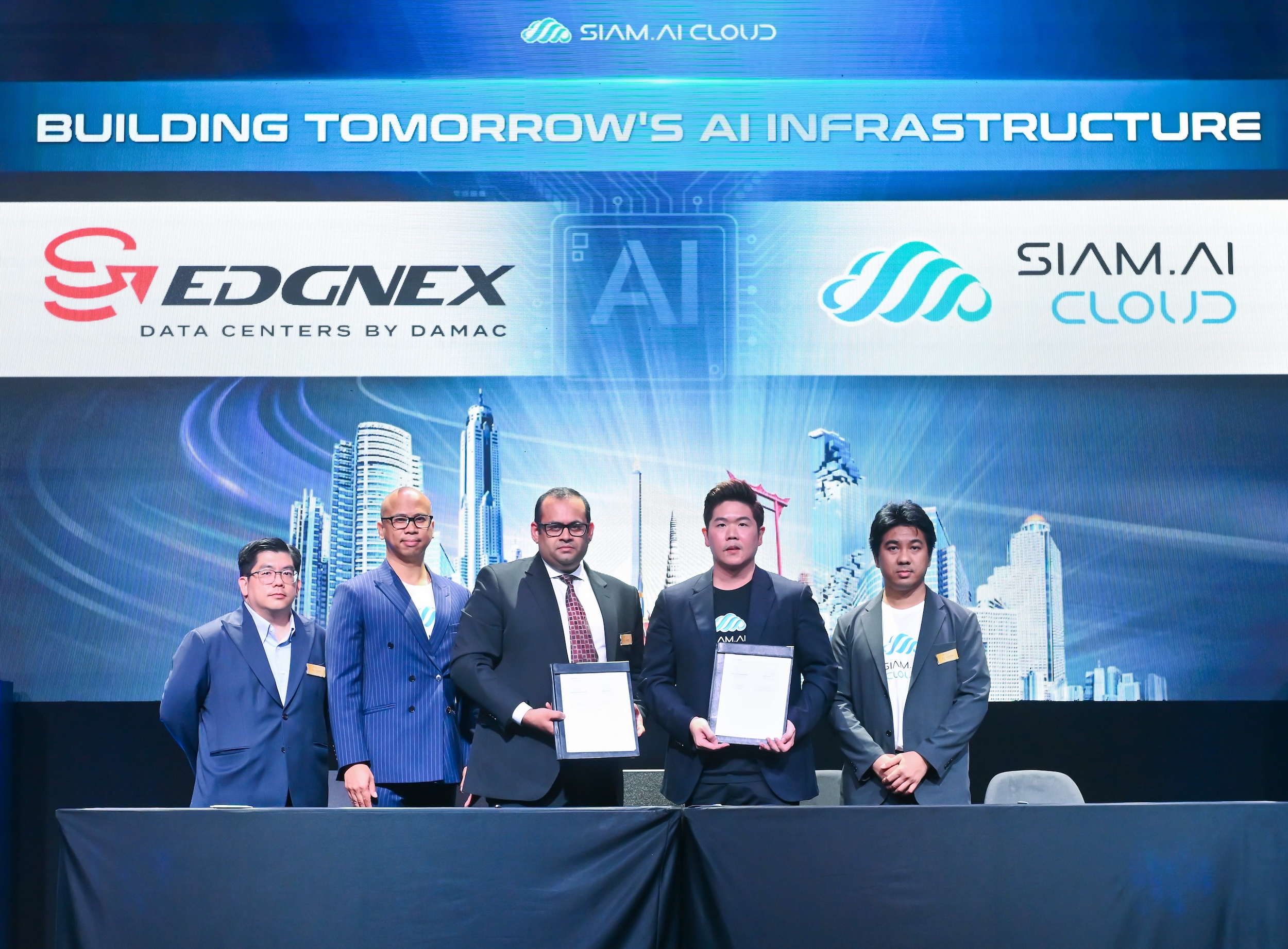 EDGNEX Data Centers โดย DAMAC ผนึกกำลัง Siam.AI ขับเคลื่อนโซลูชัน AI-Driven Cloud Computing และ Edge Solutions ในภูมิภาคเอเชียตะวันออกเฉียงใต้