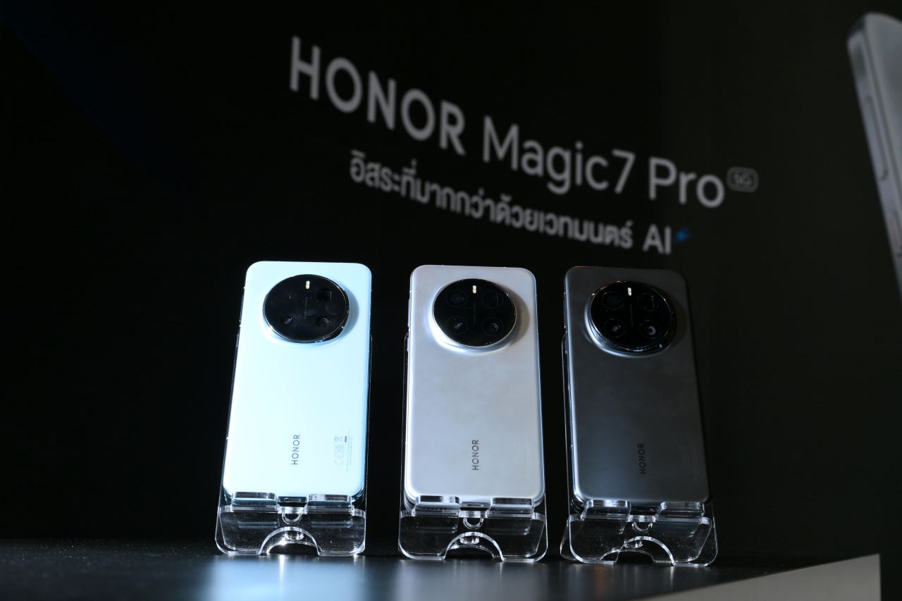 ที่สุดของ AI Camera!! บน HONOR Magic7 Pro 5G มิติใหม่แห่งความคมชัดและเทคโนโลยีที่เหนือชั้นบนฟีเจอร์กล้อง