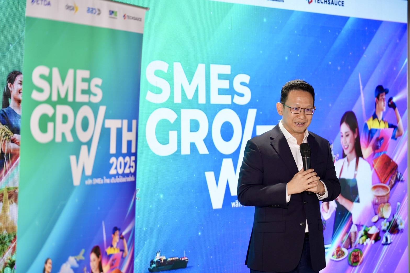 ETDA จับมือพาร์ทเนอร์ เปิดตัว 'SMEs GROWTH 2025' พลิกโฉม ‘SMEs ภาคกลาง-อีสาน’ สร้างโอกาสเติบโตยั่งยืนด้วย AI และ Digital Transform